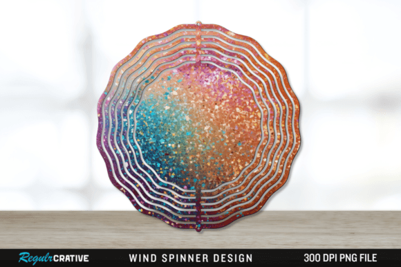 Download Bright Glitter Wind Spinner Png Design - Wind spinner Collection