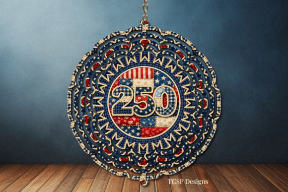 Download Patriotic Quilted 250 Wind Spinner - Wind spinner Collection