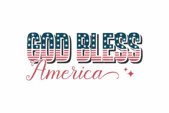 Download God Bless America 4th July Sublimation - God bless Collection