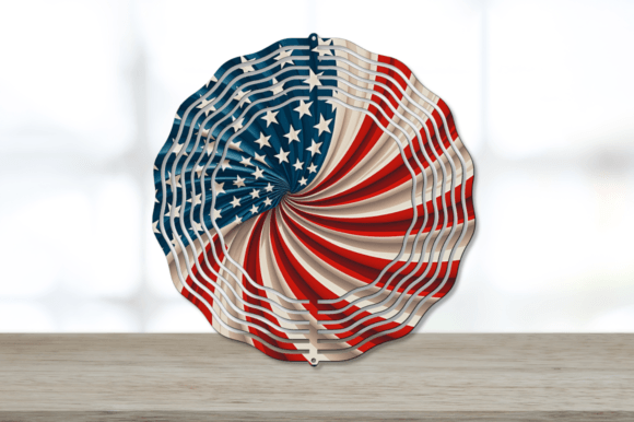 Download FREE Patriotic Wind Spinner Png Design - Premium Bundle