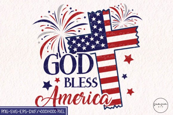 Download God Bless America Sublimation - God bless Collection