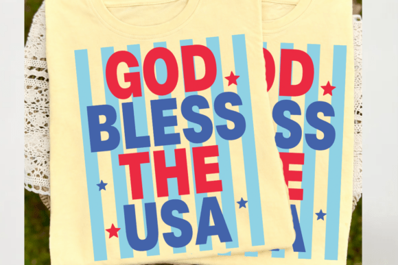 Download Patriotic Stripe God Bless the USA PNG - Premium Resources